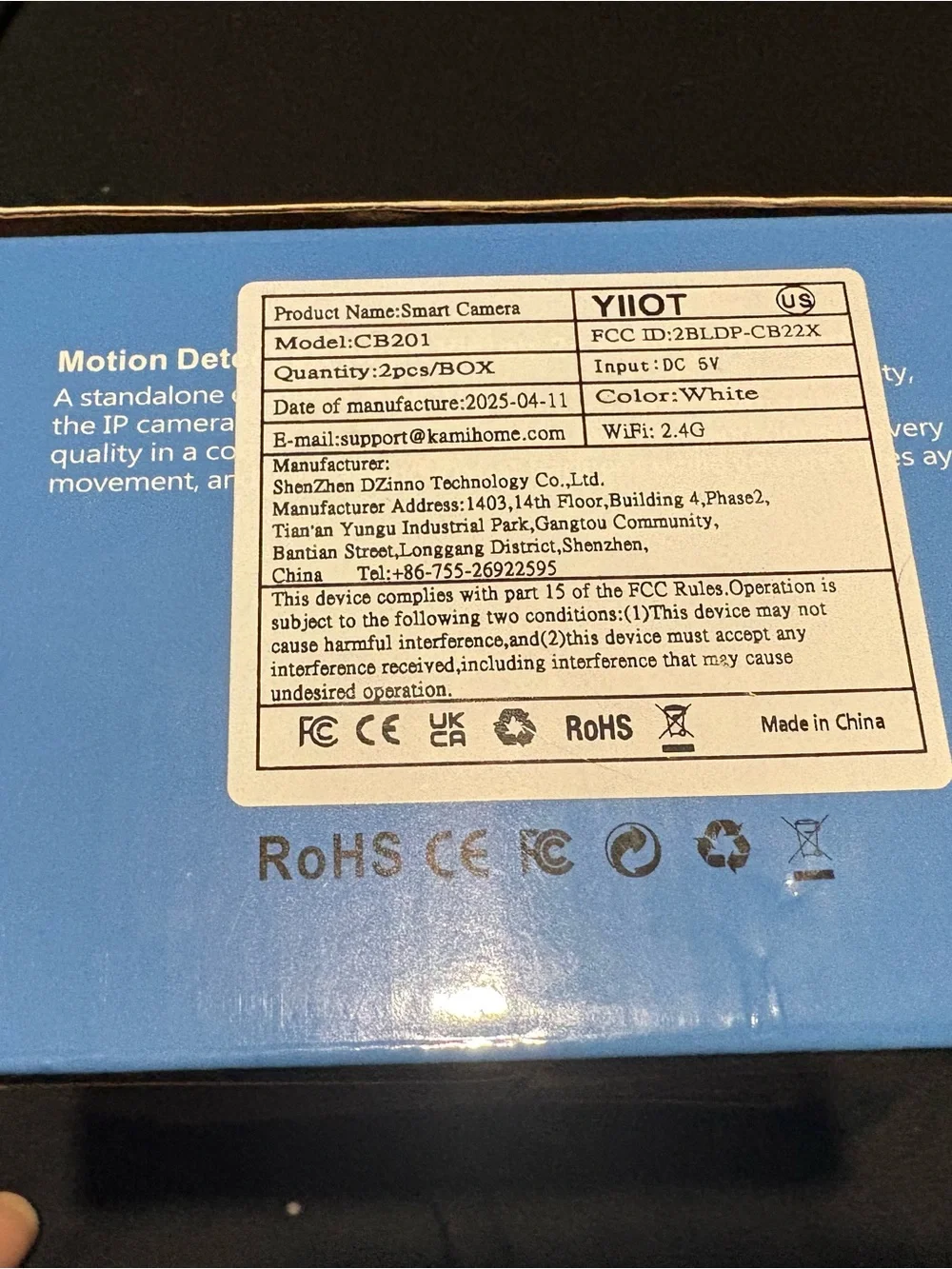 Source Unknown Wireless Network Camera - White and Blue